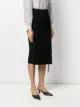 Karl Lagerfeld tape wrap knit skirt