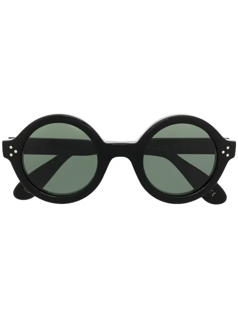 Lesca Phil round frame sunglasses 