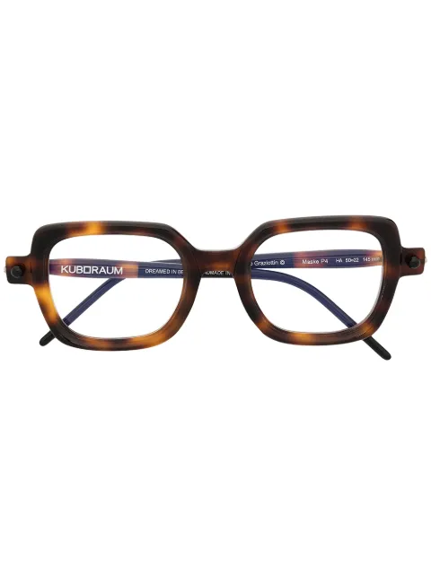 Kuboraum square frame glasses