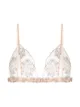 Image 2 of La Perla floral-embroidered sheer-panel bra