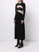 Dion Lee Cady Macrame long-sleeved dress