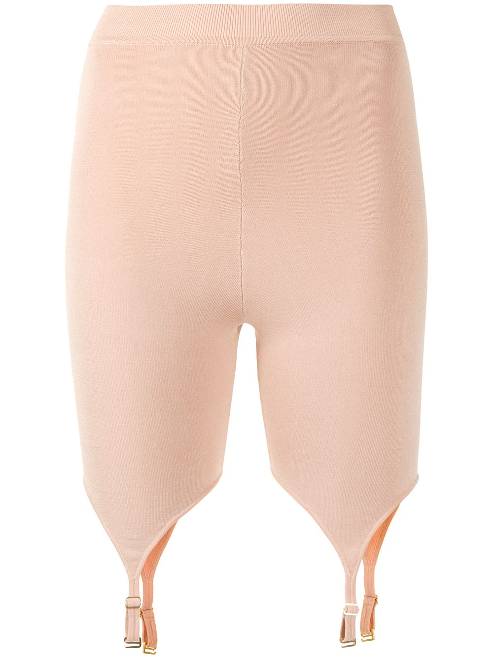 

Dion Lee shorts con detalle de liguero - Rosado