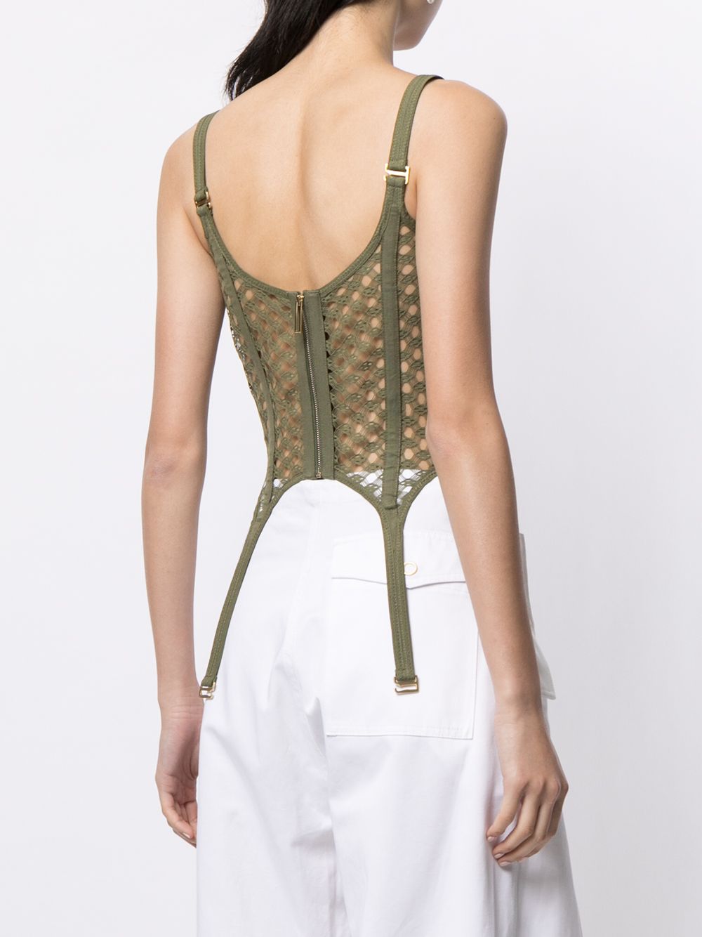 фото Dion lee crocheted corset