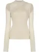 Image 1 of Rick Owens ribbed-knit cut-out jumper