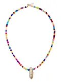 Roxanne First 9kt yellow gold jade necklace