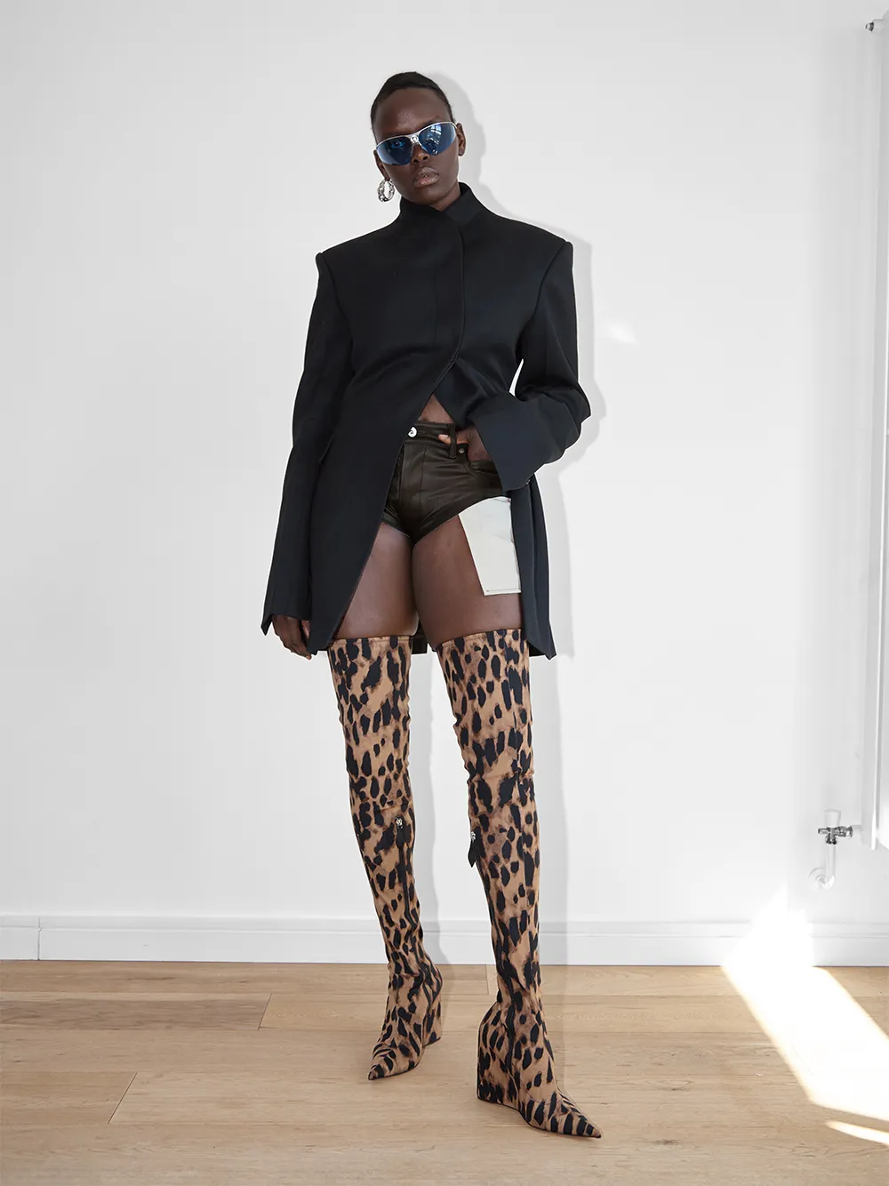фото Rick owens шорты с накладными карманами