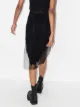 Rick Owens Collage tulle midi skirt