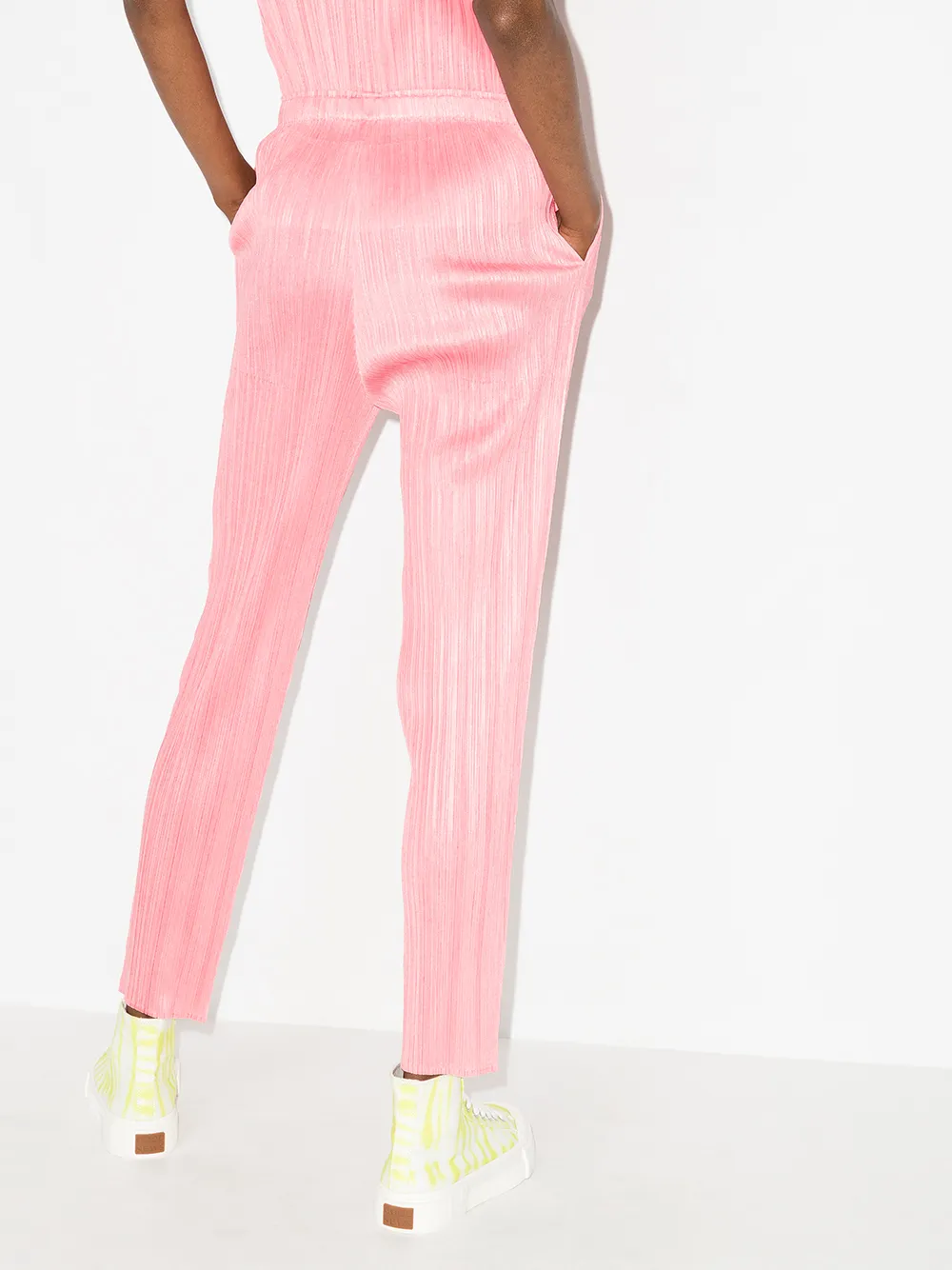 фото Pleats please issey miyake плиссированные брюки кроя слим