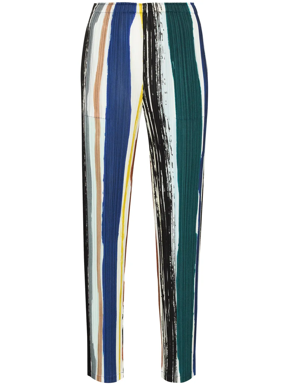 фото Pleats please issey miyake плиссированные брюки в полоску