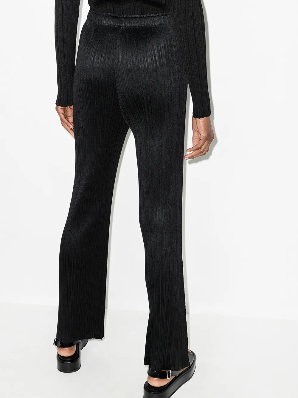 фото Pleats please issey miyake плиссированные брюки прямого кроя