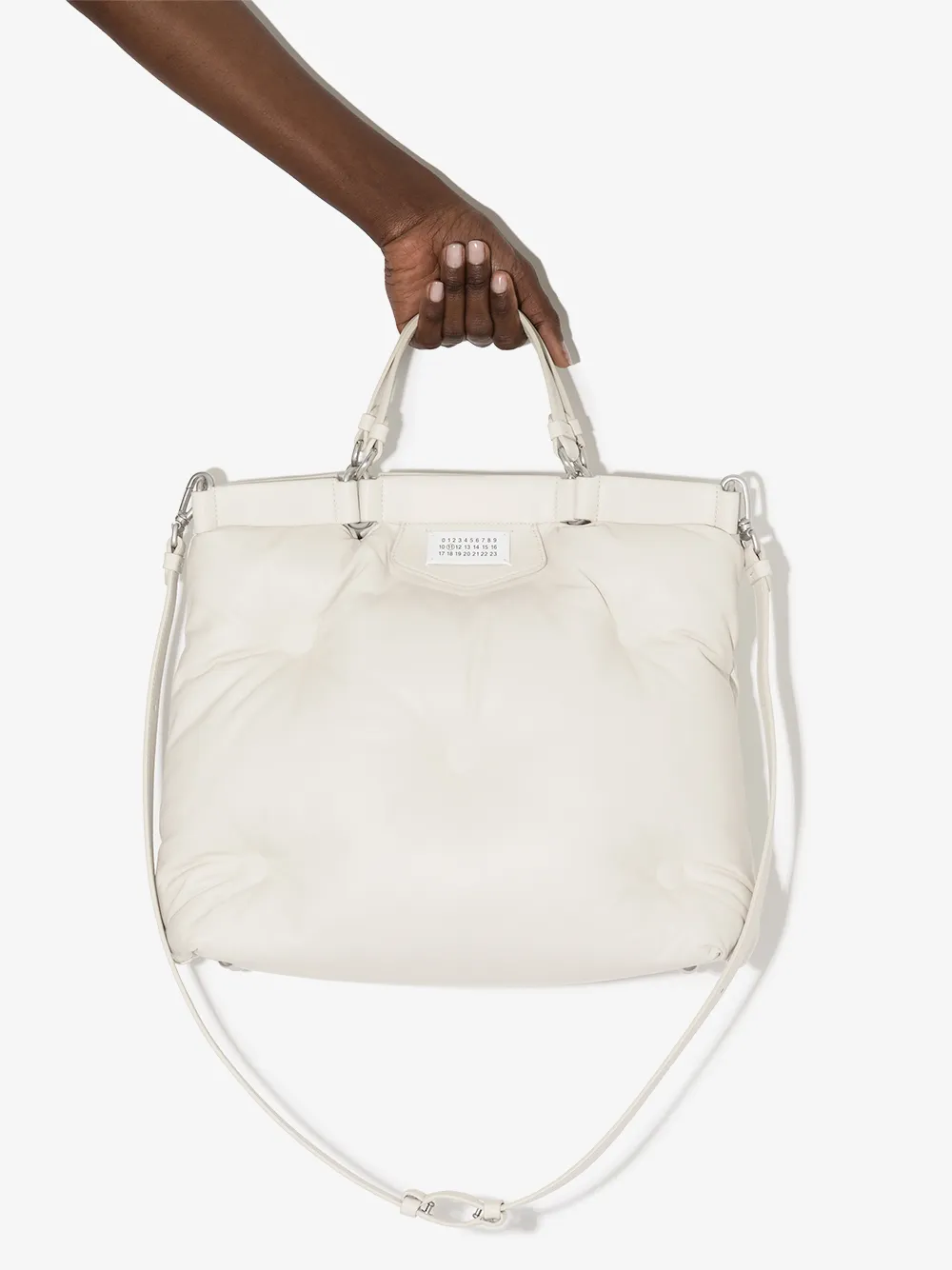 фото Maison margiela сумка-тоут glam slam среднего размера