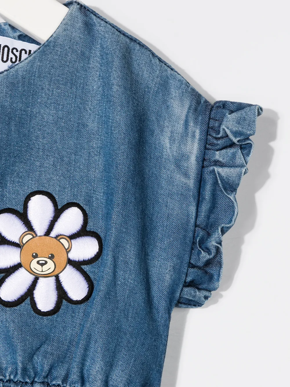 фото Moschino kids платье с вышивкой