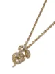 Feidt Paris 18kt yellow gold Serpent Les Éternels diamond pendant necklace