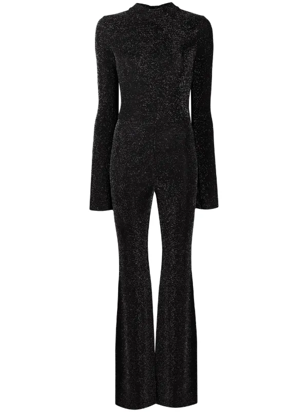 wide leg glitter jumpsuit