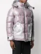 McQ Swallow transparent puffer jacket