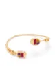 Image 1 of Gas Bijoux Scaramouche 24kt gold-plated bangle