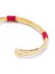 Gas Bijoux Macao 24kt gold-plated bangle