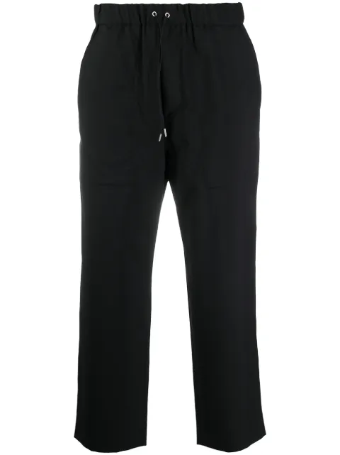 OAMC high-rise drawstring cropped trousers