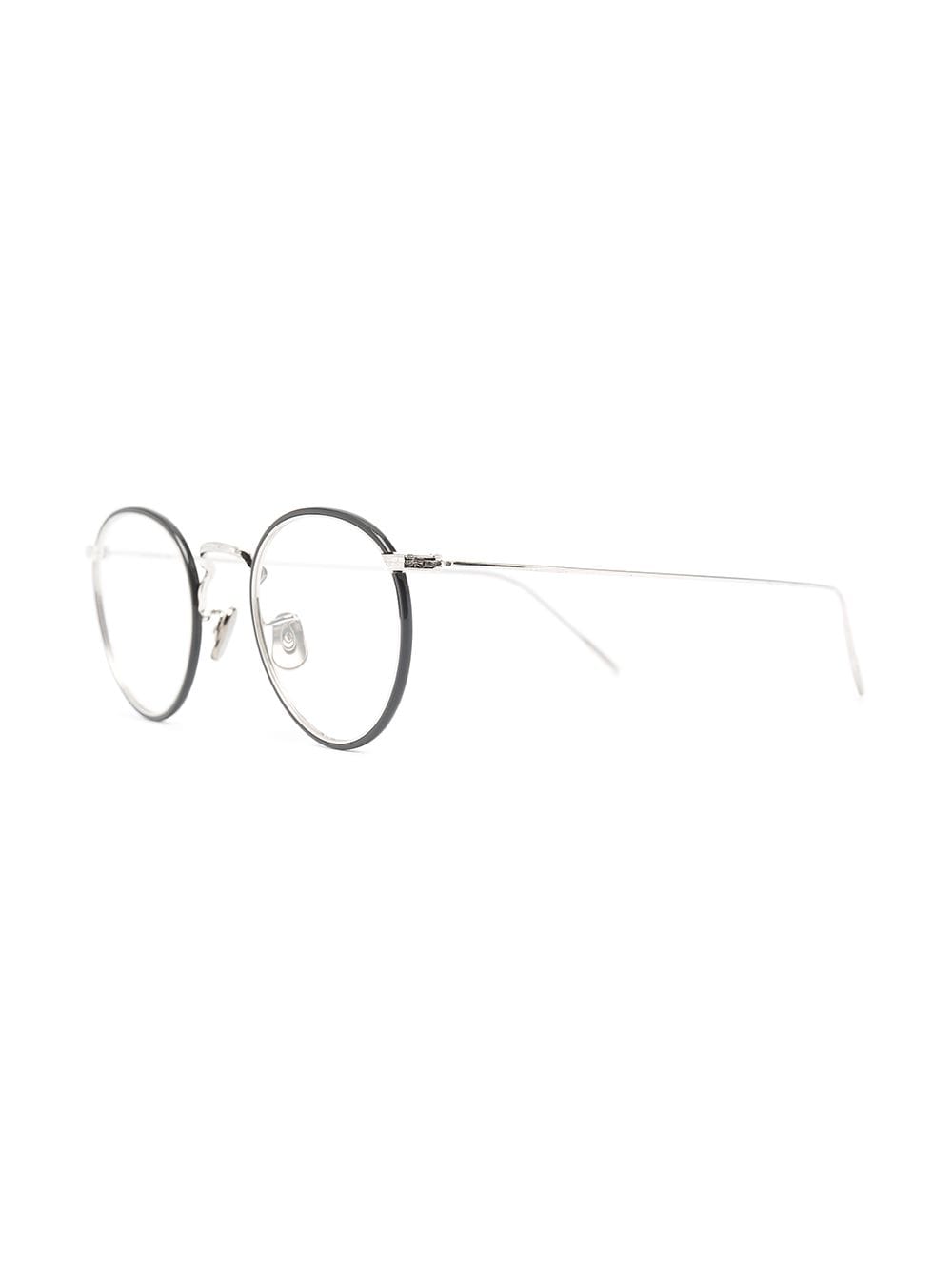 Eyevan7285 717W bril met rond montuur - Zilver