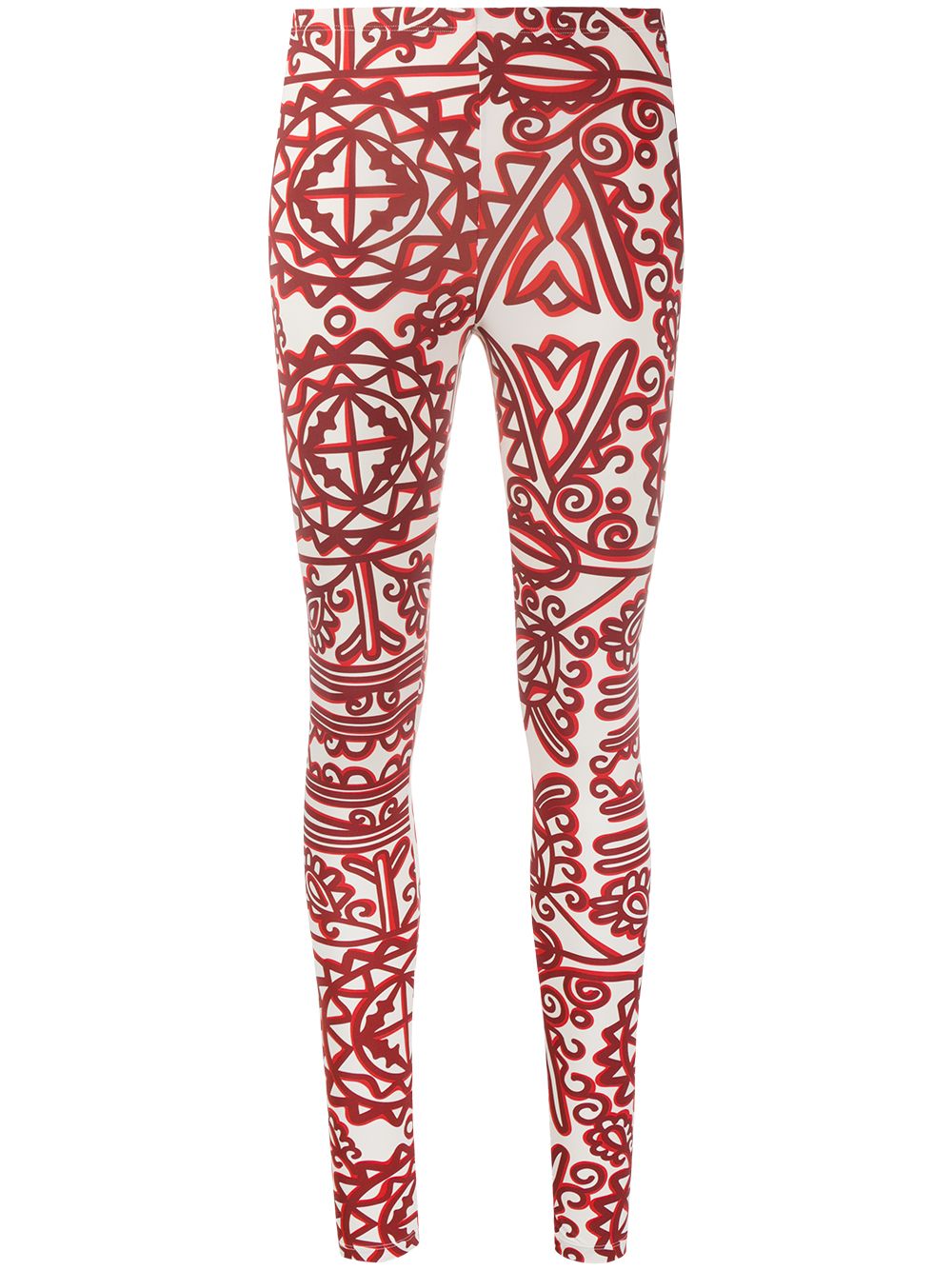 

La DoubleJ printed stretch leggings - Neutrals