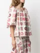 La DoubleJ Bluse mit Blumen-Print