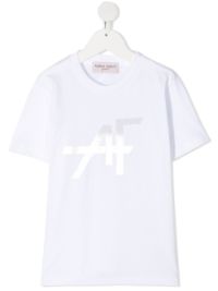 ＜Farfetch＞ 55%OFF！Alberta Ferretti Kids ロゴ Tシャツ - ホワイト画像