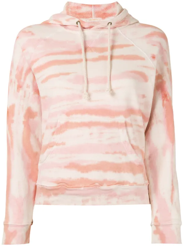 tie dye cotton hoodie