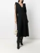 Image 2 of Victoria Beckham draped detailing flared dress