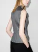 Pleats Please Issey Miyake plissé-effect high-neck top