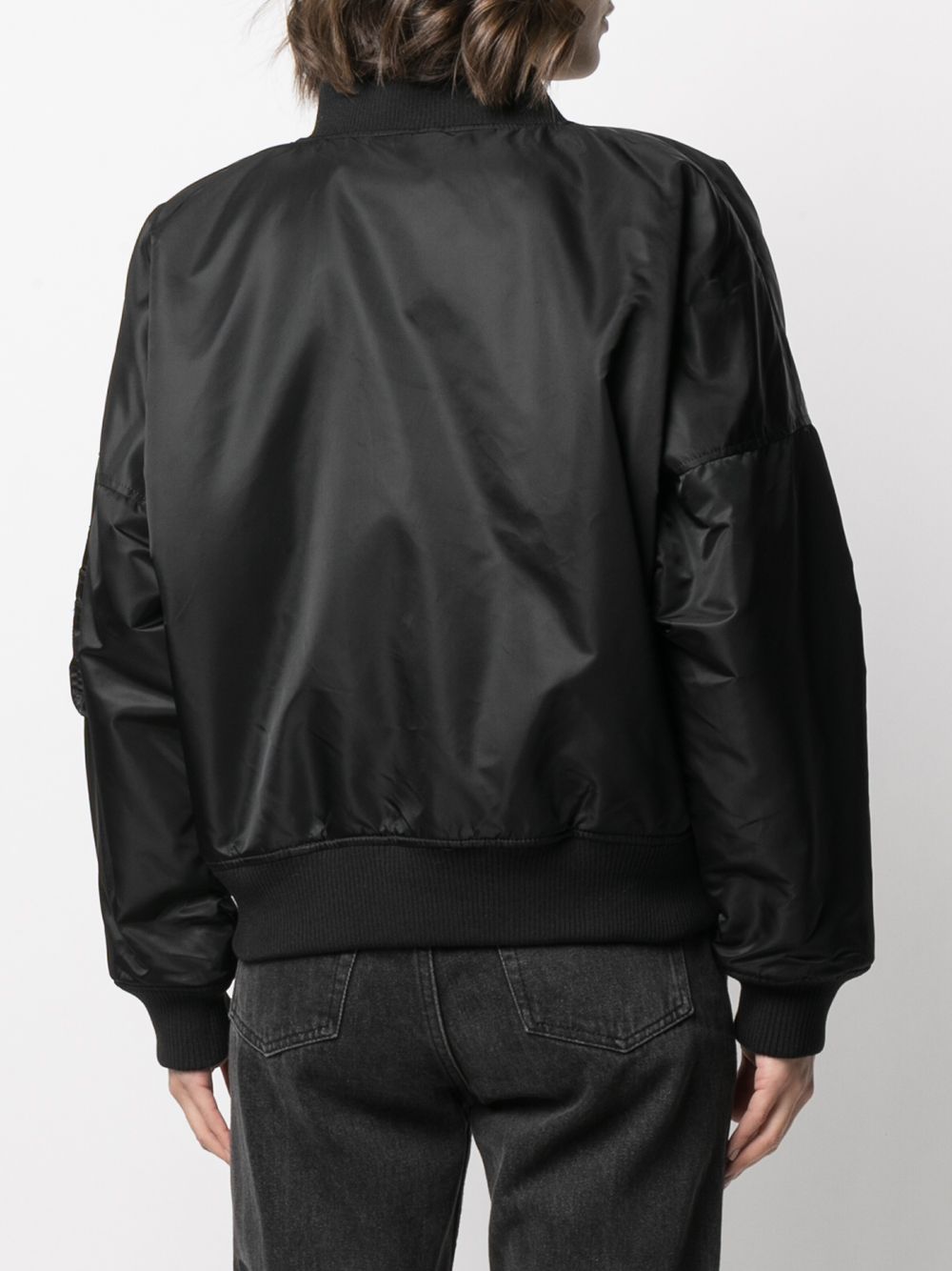 фото Alpha industries long-sleeved logo tag bomber jacket