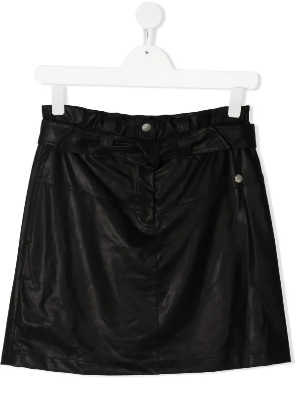 Black Alberta Ferretti Kids Teen Leather Effect Short Skirt With Express Delivery Farfetch - Kids Leather Skirt Black Alberta Ferretti Kids Teen Leather Effect Short Skirt With Express Delivery Farfetch - Kids Leather Skirt