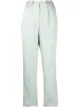 Image 1 of Forte Forte high-rise houndstooth-print cropped trousers
