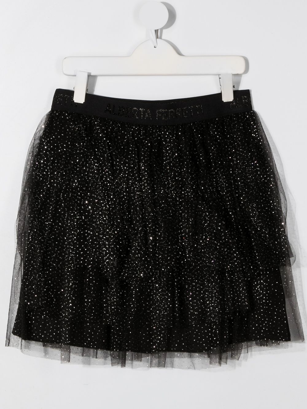 фото Alberta ferretti kids teen gem-embellished tulle skirt