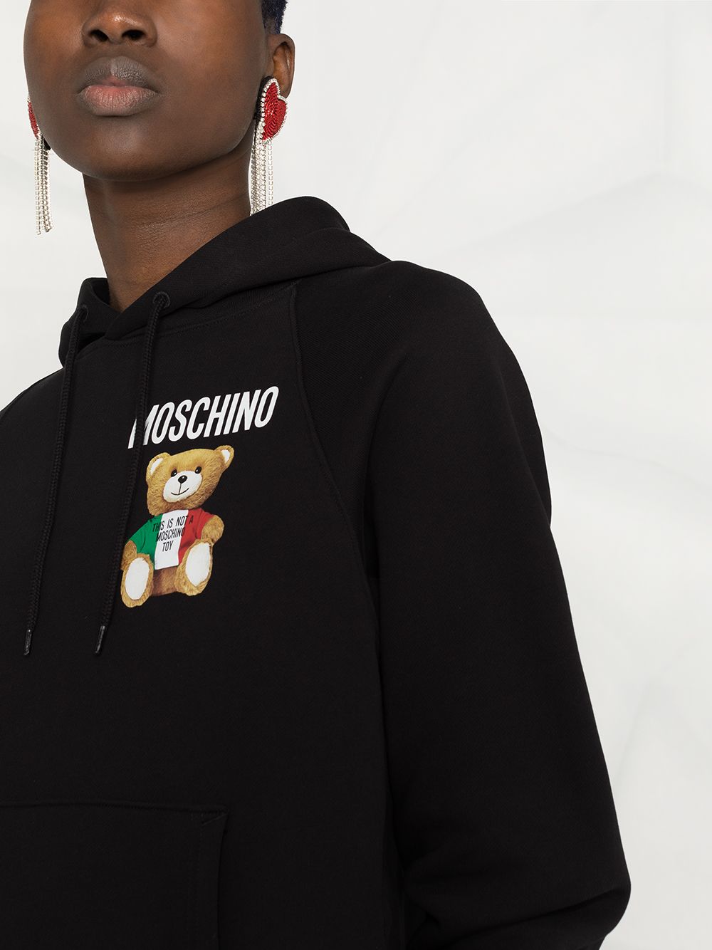 фото Moschino худи с принтом teddy bear