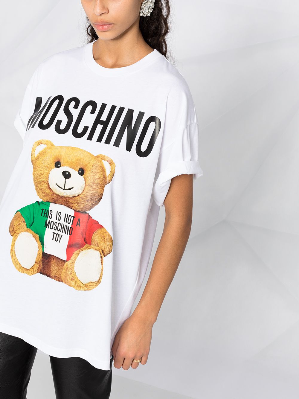 фото Moschino футболка teddy bear с логотипом