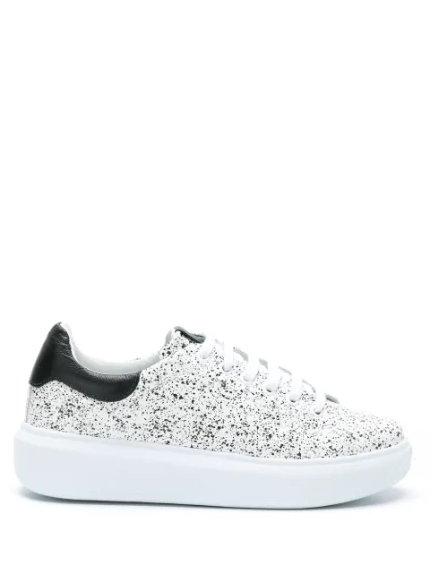Sarah Chofakian Granilite leather sneakers
