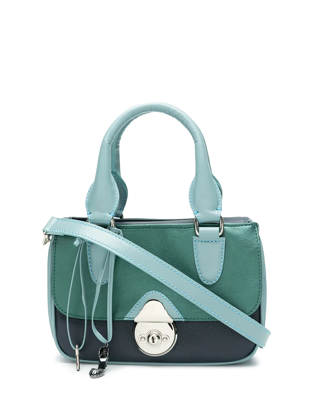 

Sarah Chofakian leather mini bag - Blue