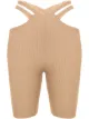 Image 1 of Dion Lee Lustrate Fork above-the-knee shorts