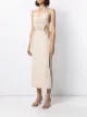 Dion Lee vestido de crochet con abertura