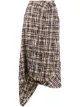 Image 1 of LANVIN tweed asymmetric skirt