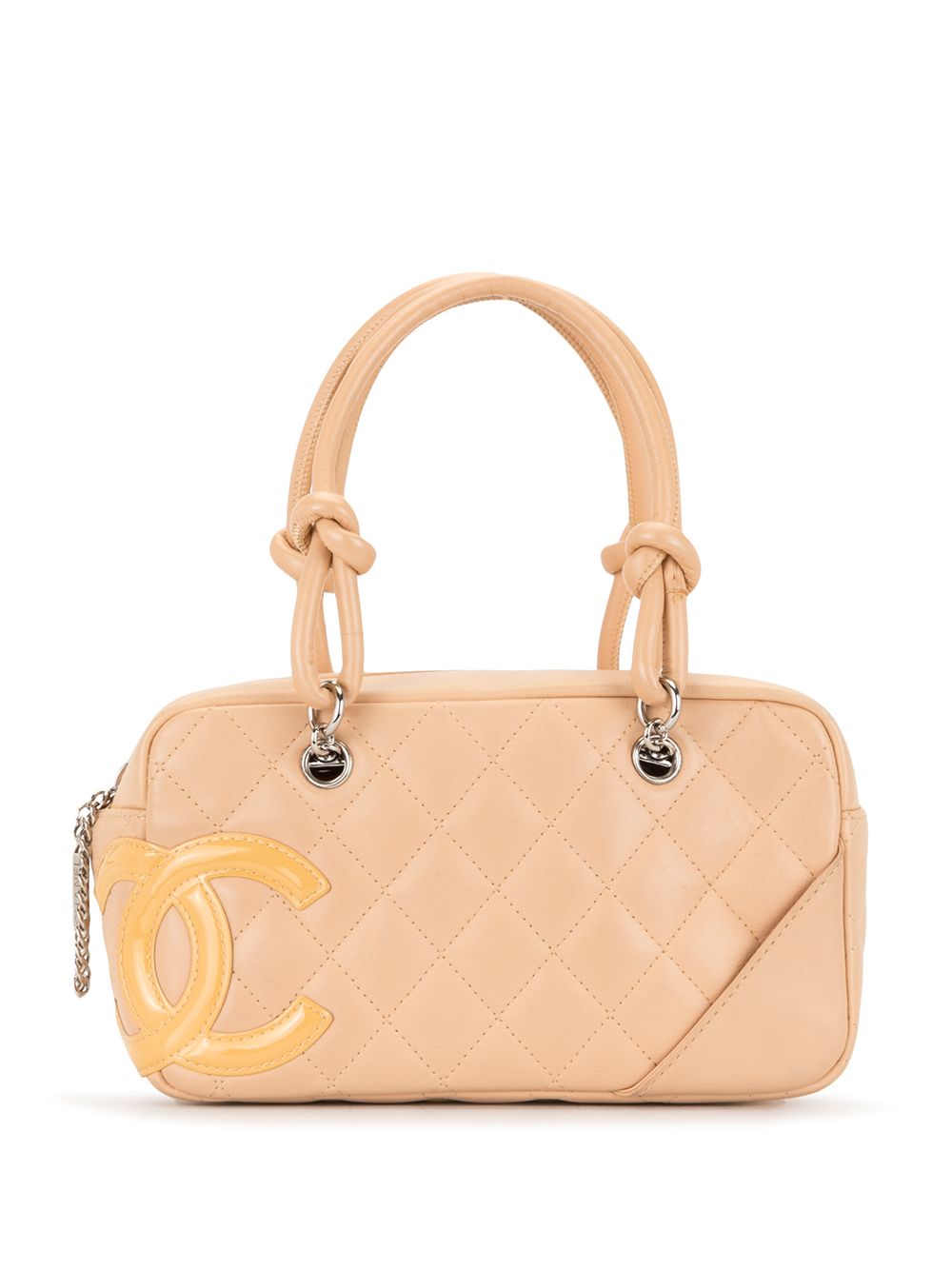 фото Chanel pre-owned мини-сумка cambon 2006-го года с логотипом cc