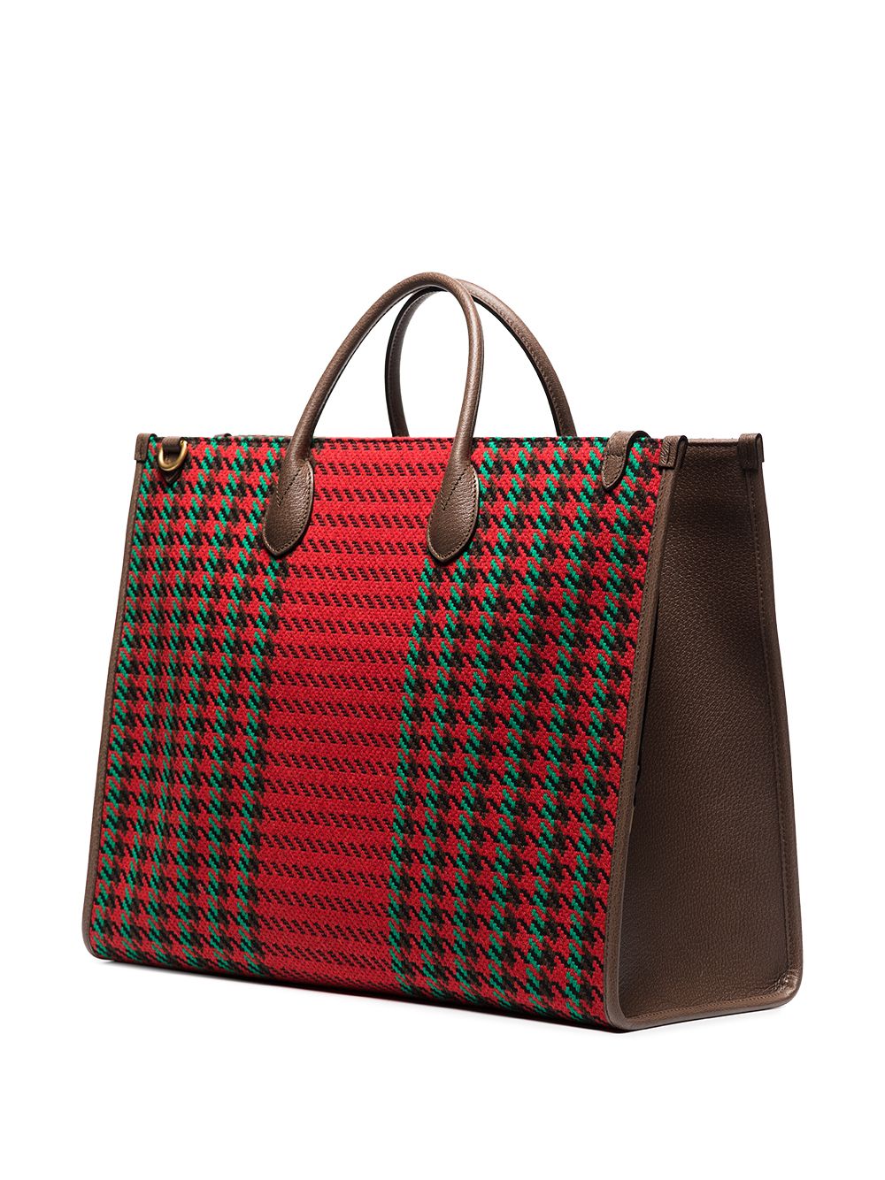 фото Gucci твидовая сумка-тоут с логотипом interlocking g