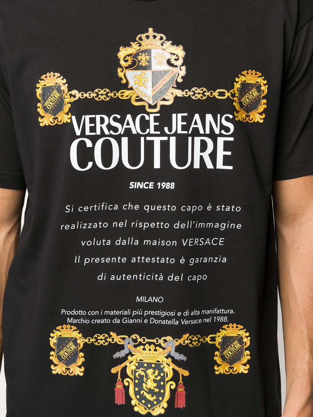 фото Versace jeans couture футболка с логотипом