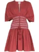 Image 1 of ESCVDO Sara V-neck minidress