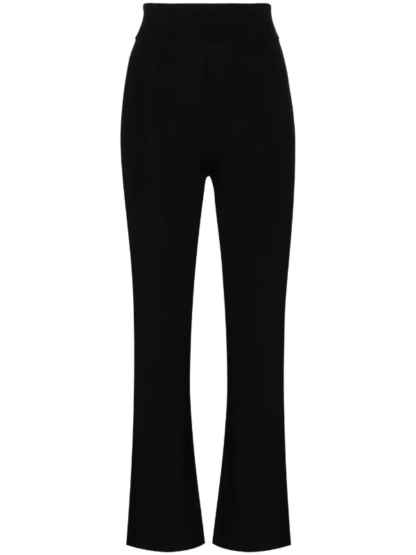 St. Agni Thea knitted wide-leg trousers 