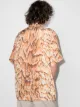 Nanushka snake-print short-sleeve shirt