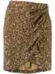 Image 1 of Amen sequin wrap mini skirt