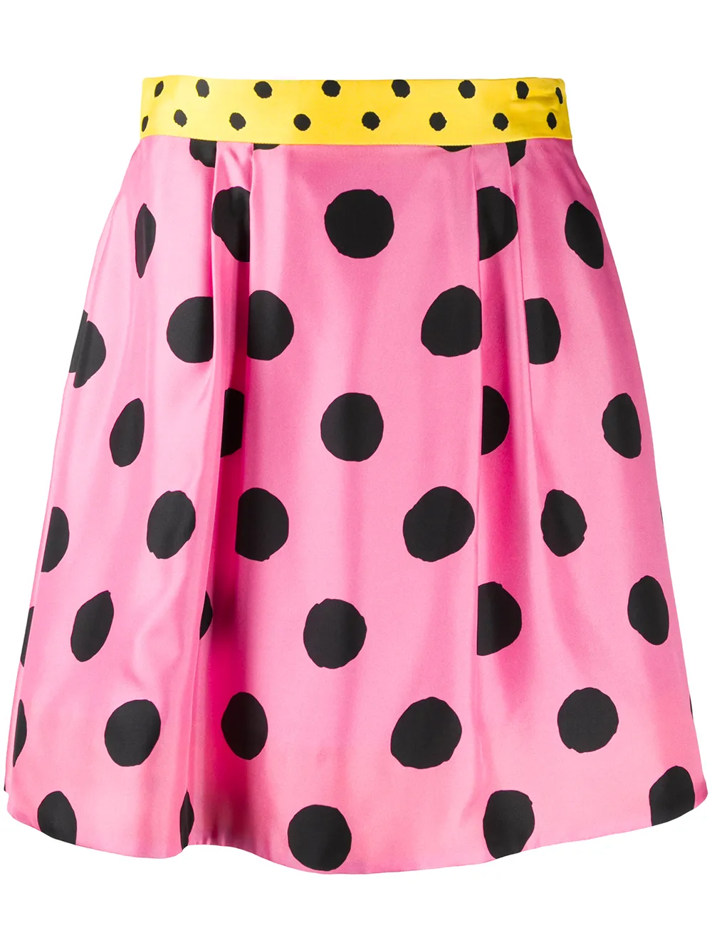 

Moschino polka dot skater skirt - Pink