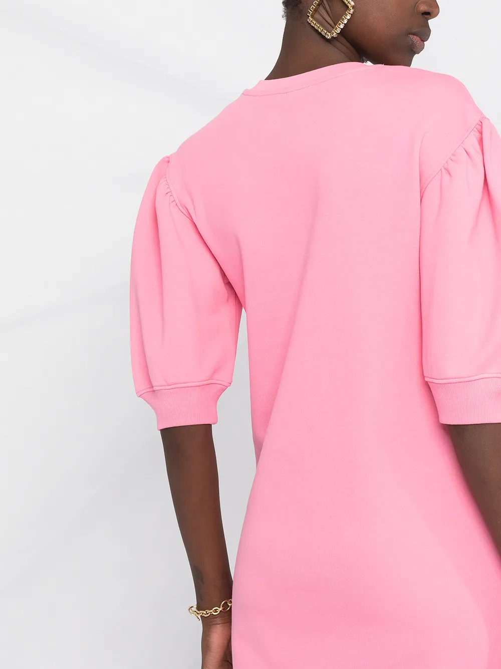 фото Moschino платье-футболка с логотипом