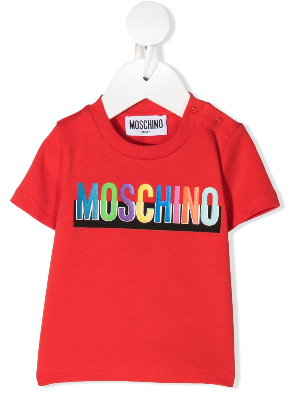 фото Moschino kids футболка с логотипом